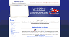 Desktop Screenshot of lhms.hcboe.net